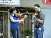 Twin Fiddles with Bonnie Riley & Vi Wickam
